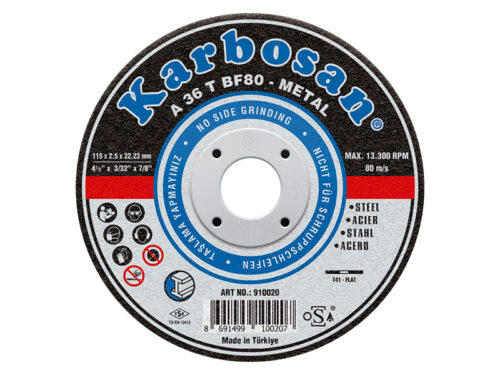 karbosan 100mm metal cutting disc type 41 for steel and iron