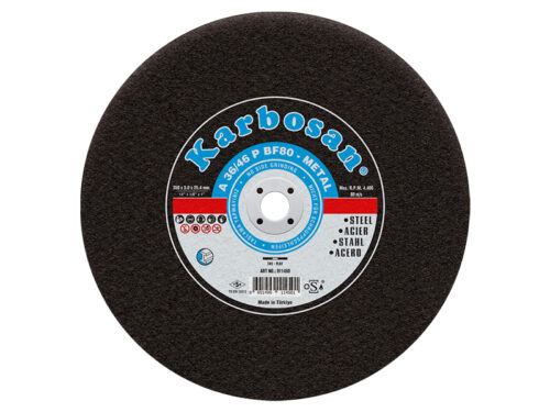 karbosan stationary machine cut off wheel type 41 steel cutting disc