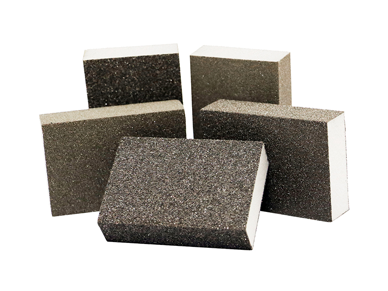 Foam Abrasive Sanding Block, 4-sided