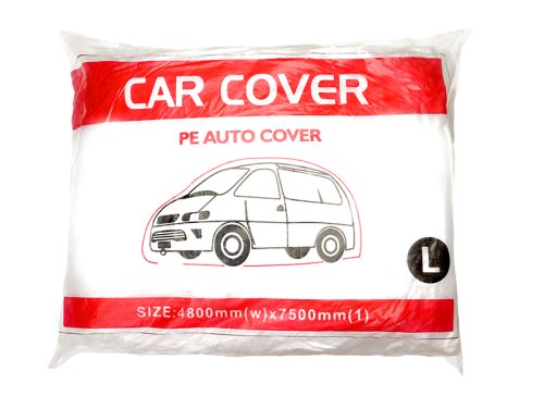Plastic Car Cover, Reusable