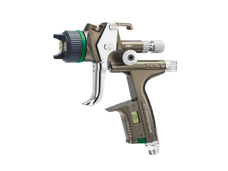 SATAjet® X 5500 HVLP Digital Spray Gun, I-nozzle, 1 x RPS cup 0.6ltr, 1 x RPS cup 0.9ltr, swivel joint