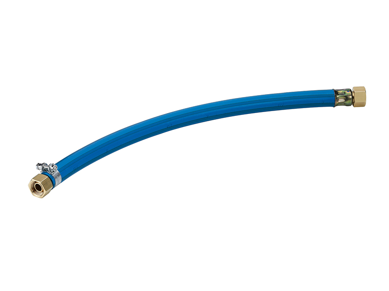SATA® air hose blue, 13mm, 0.5m, G1/2" (female thread), one connection included