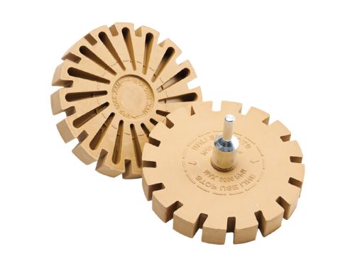 Eraser Wheel, Rubber, 100mmx16.5mm, 5/16"-24 Thread
